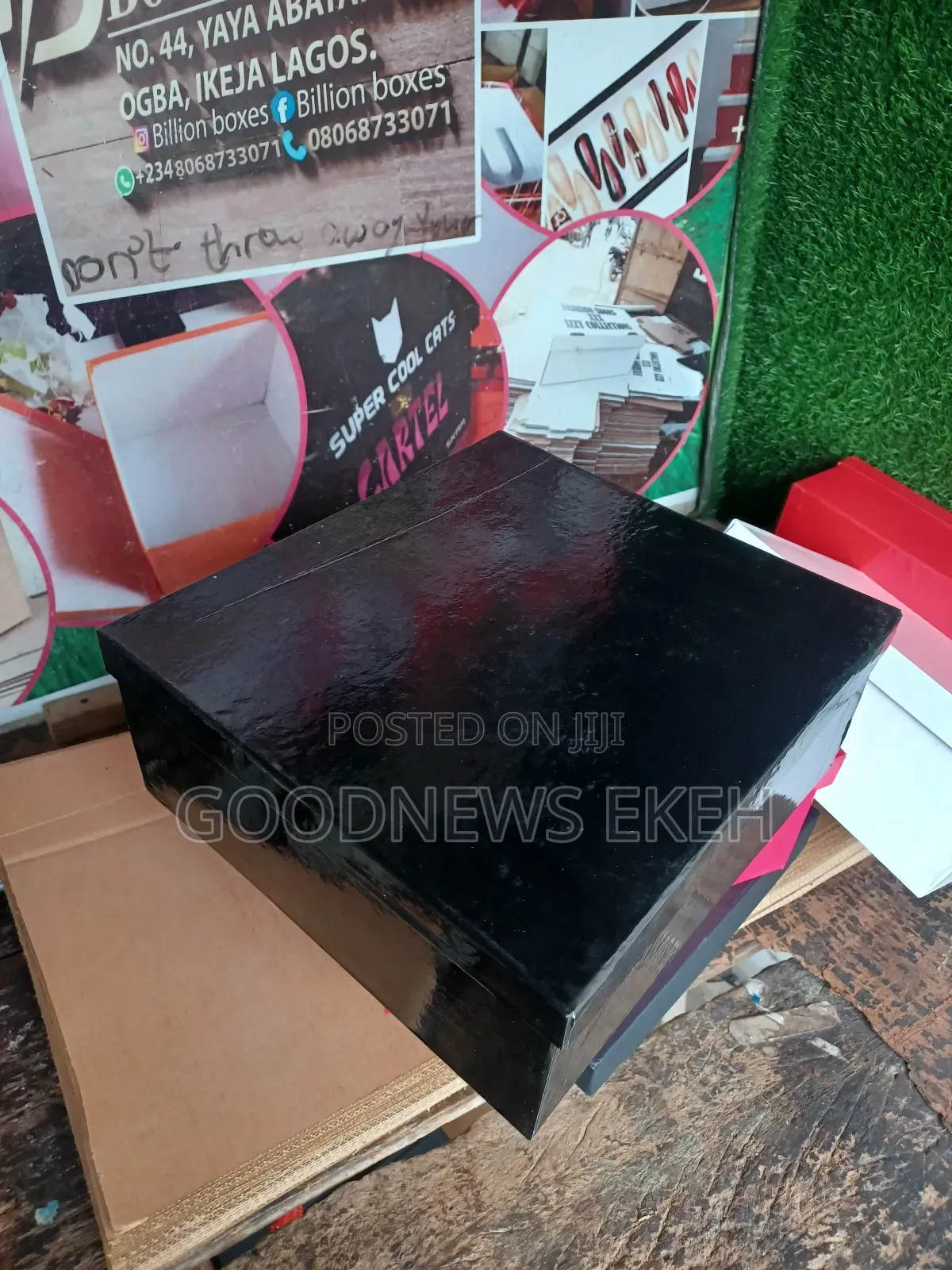 Black Gift Boxes 13x12x5inch