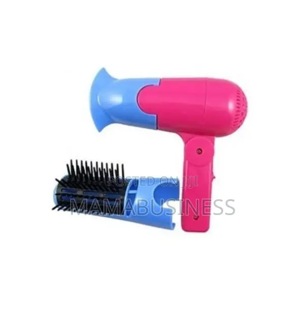 Multi-Function Mini Hair Dryer With Roller - 2-in-1