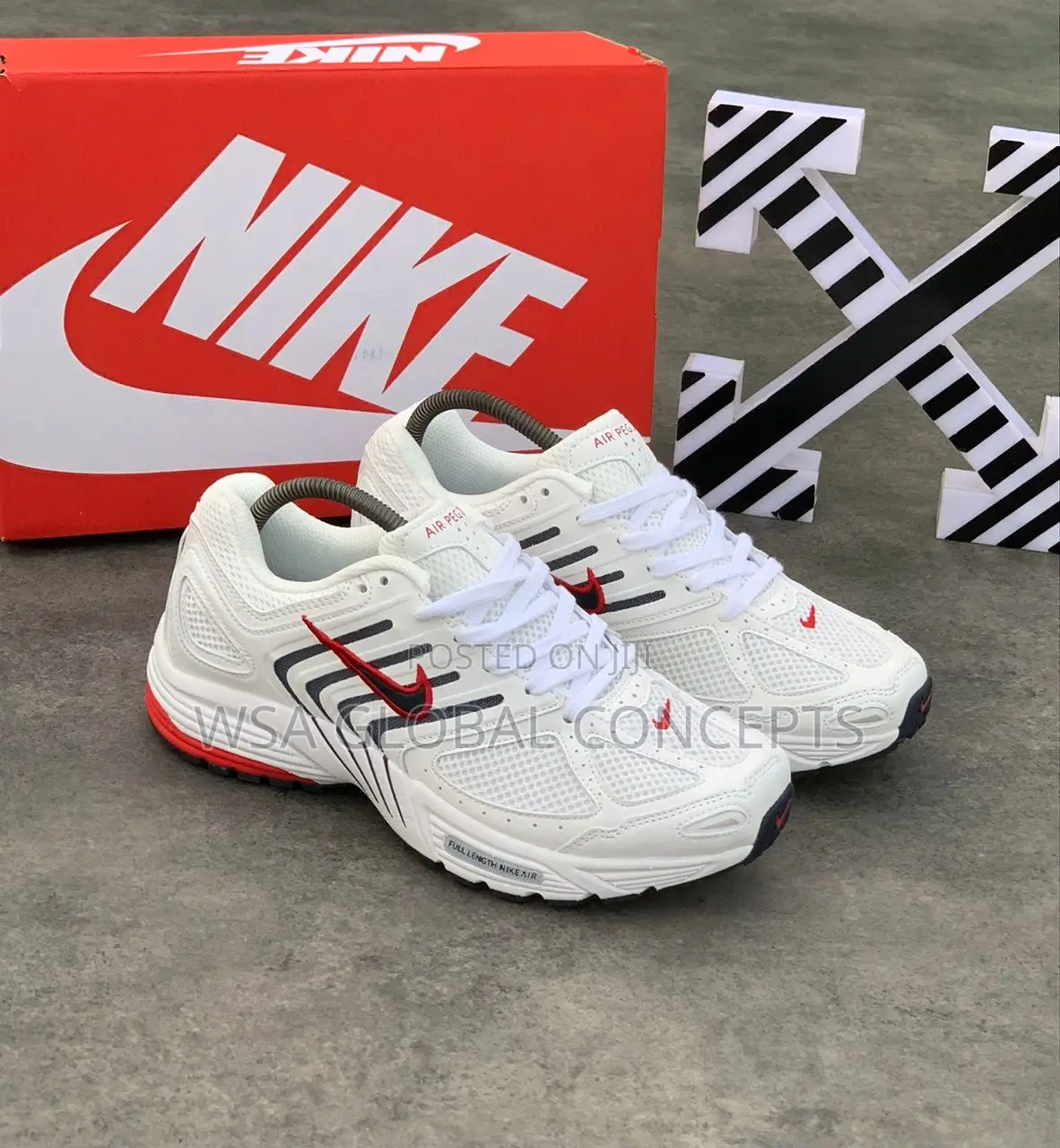 Nike Air Pegasus 2K5 White Sneakers