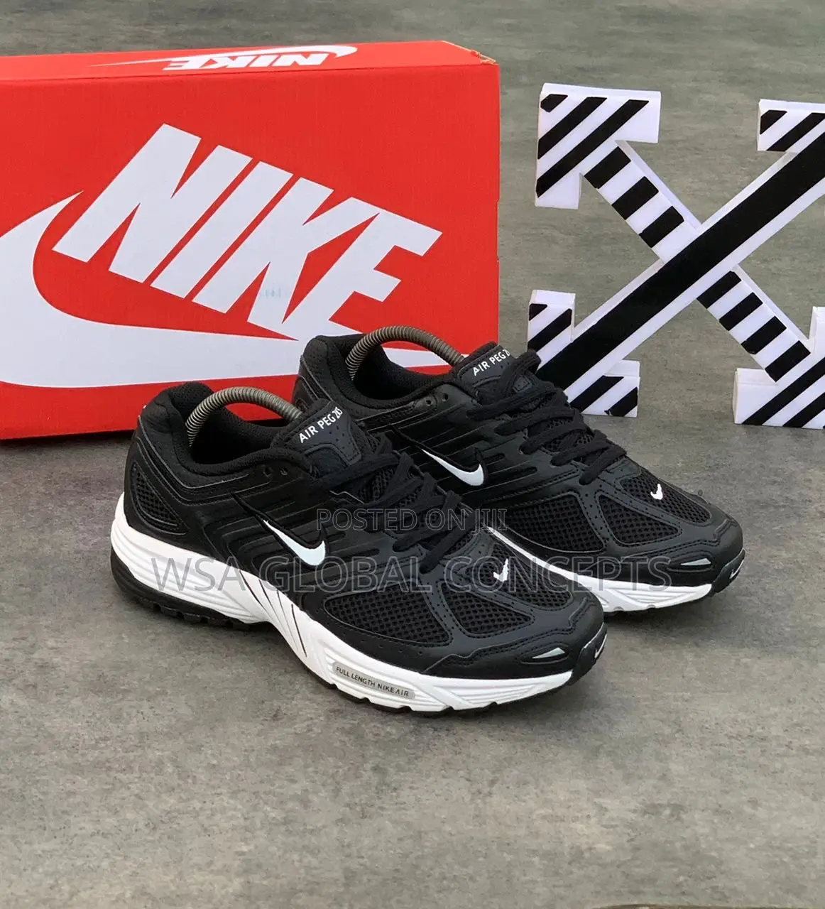 Nike Air Pegasus 2K5 Black White Sneakers