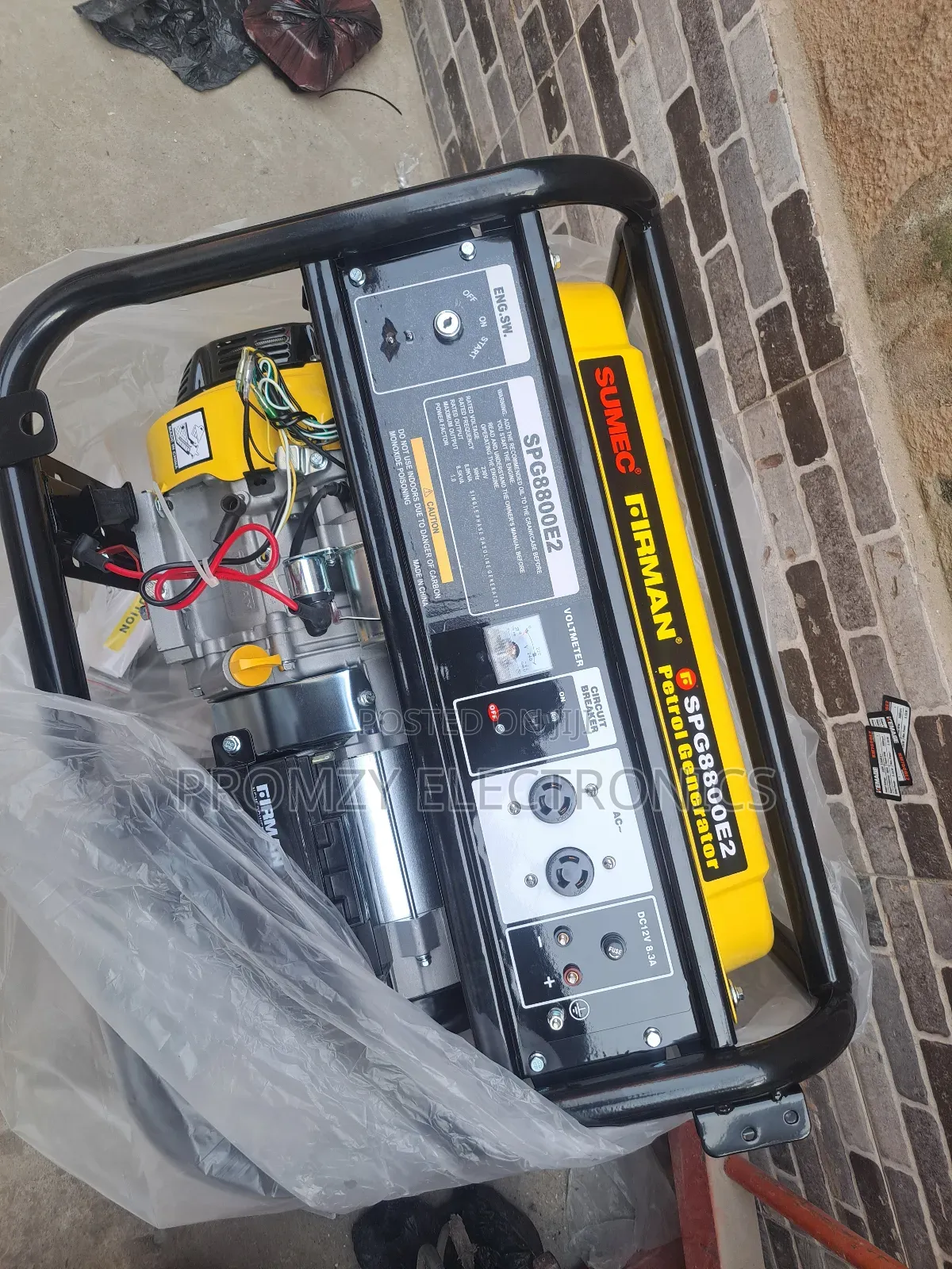 (8.5kva)Sumec Firman Petrol Generator Model Spg8800e2 100%