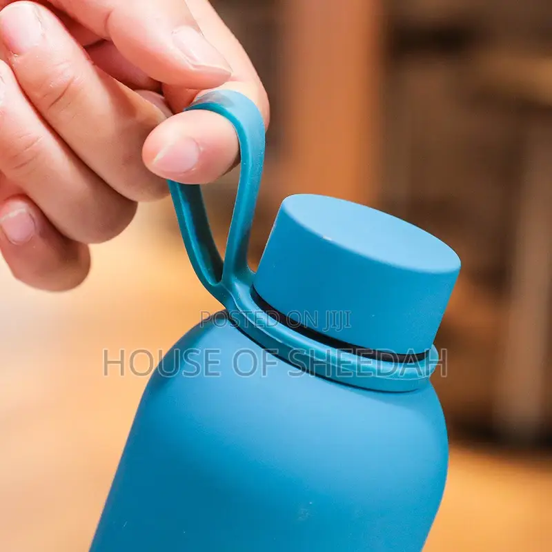 Large Capacity 304 Stainless Steel Thermos Cup With Holder