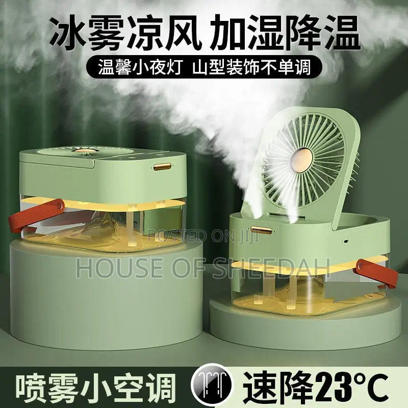 New Humidification Dual Spray Fan
