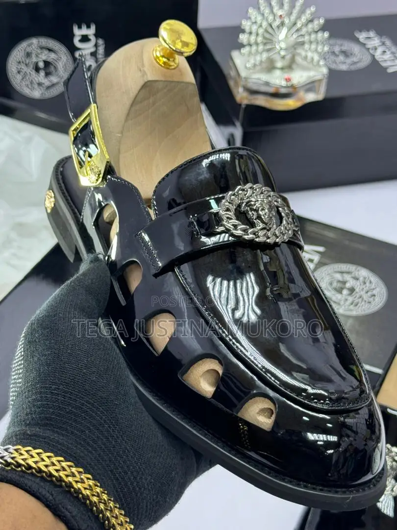 Versace Glossy Men's Sandals
