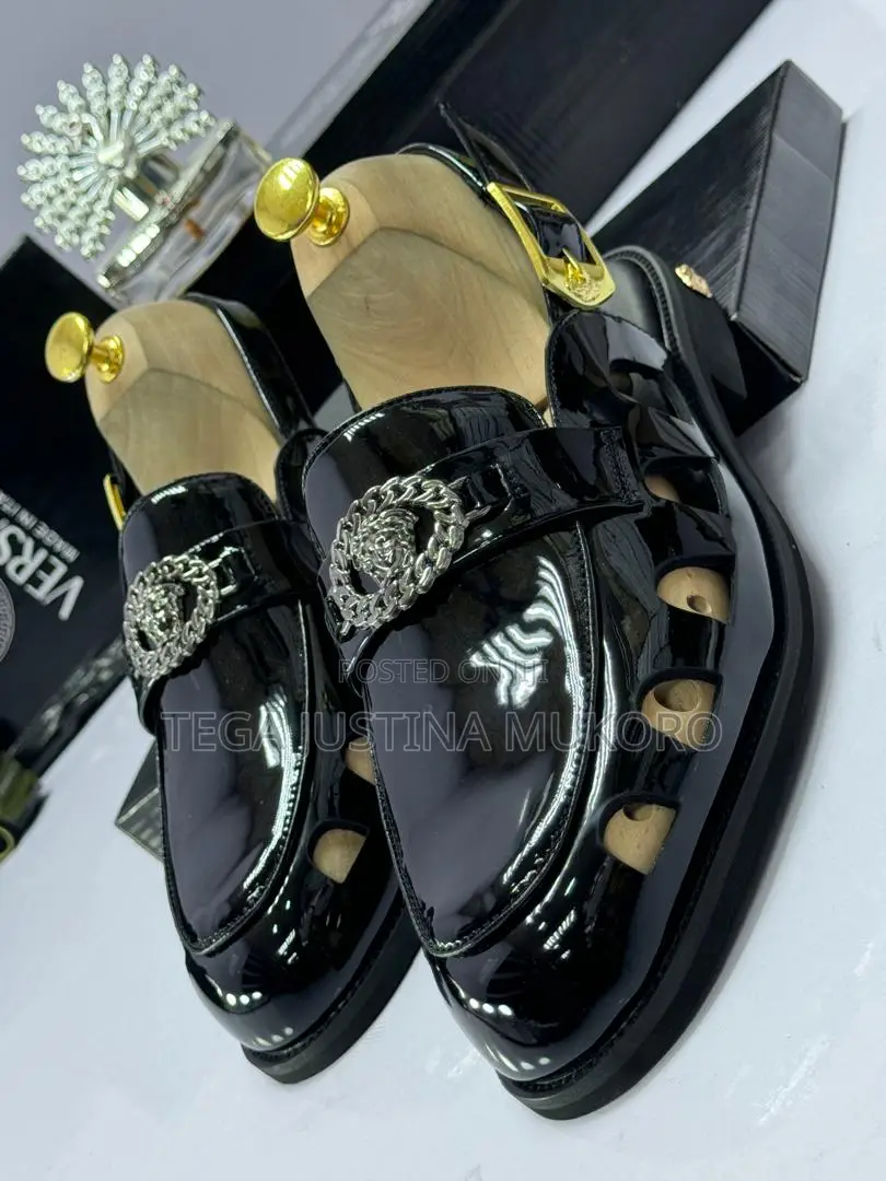 Versace Glossy Men's Sandals