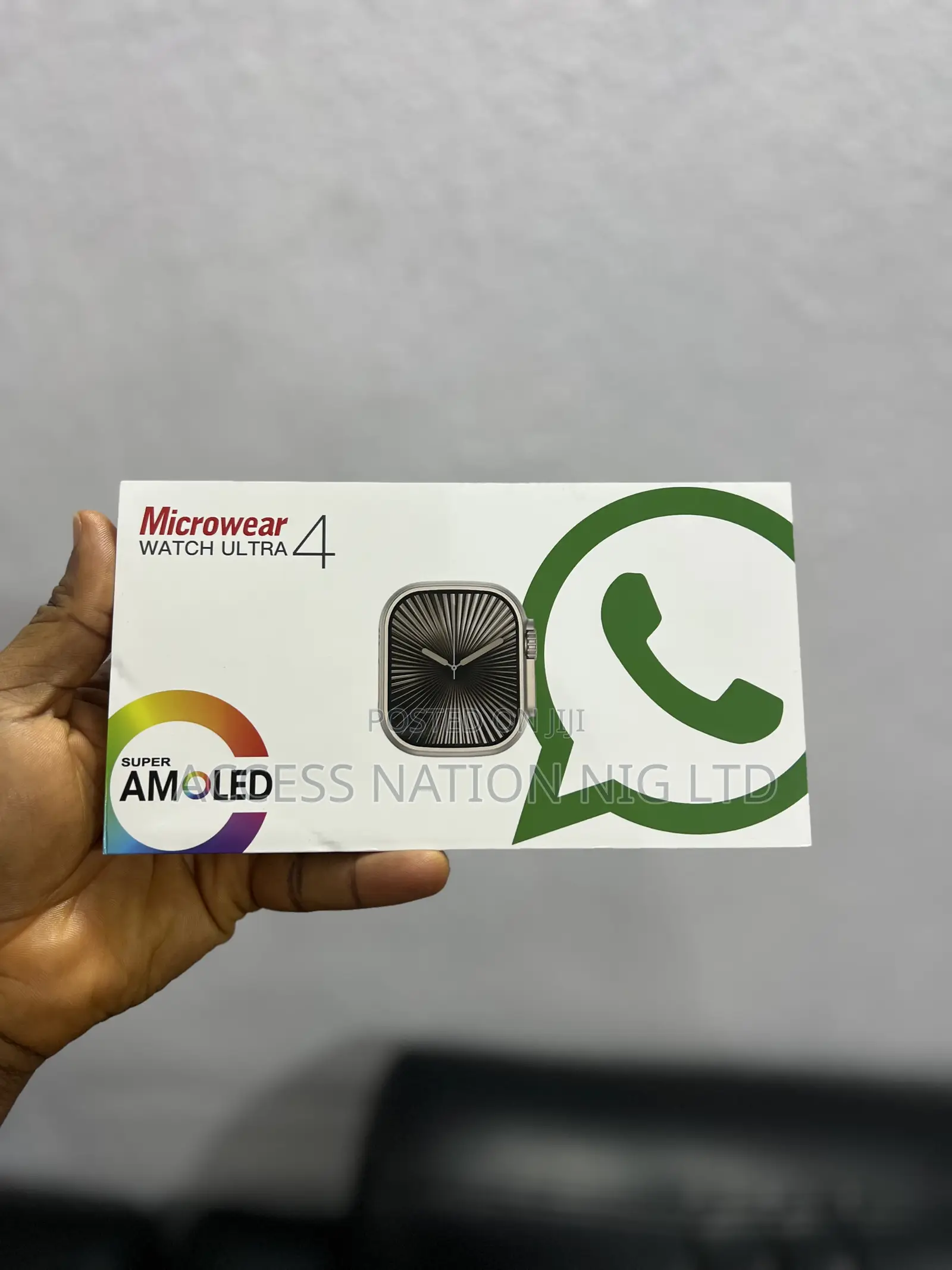 U4plus Super Amoled Ultra 4 Microwear Watch, Ip68 Waterproof