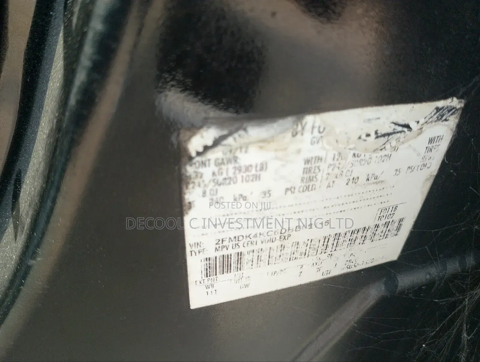 Ford Edge Limited 4dr FWD (2.0L 4cyl 6A) 2013 Black
