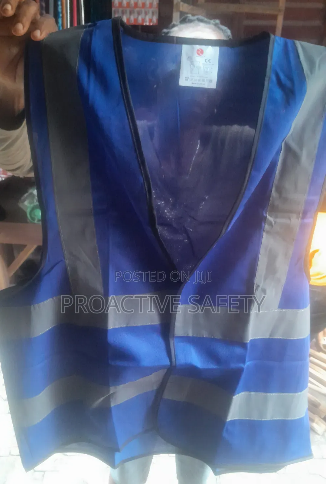 Blue Safety Reflective Jacket
