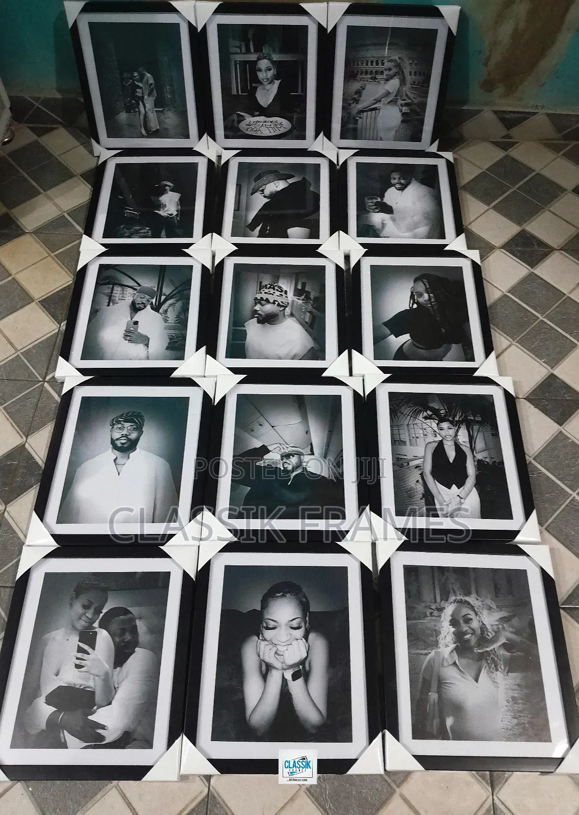 HD Framed Black And White With Acrylic Glass Personal