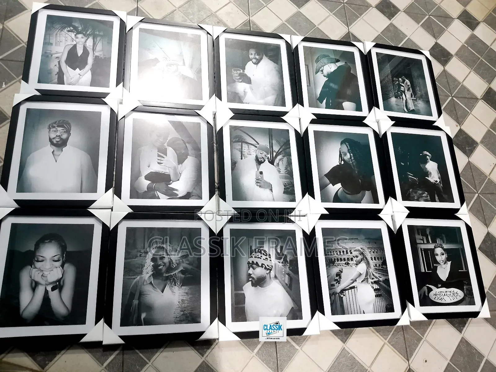 HD Framed Black And White With Acrylic Glass Personal