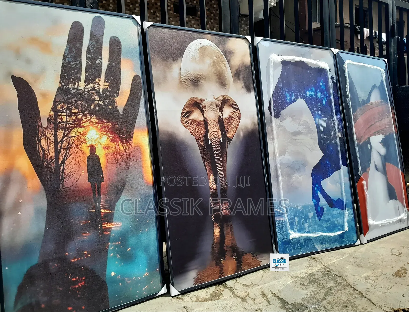 HD Canvas With Acrylic Digi Painting Wall Art
