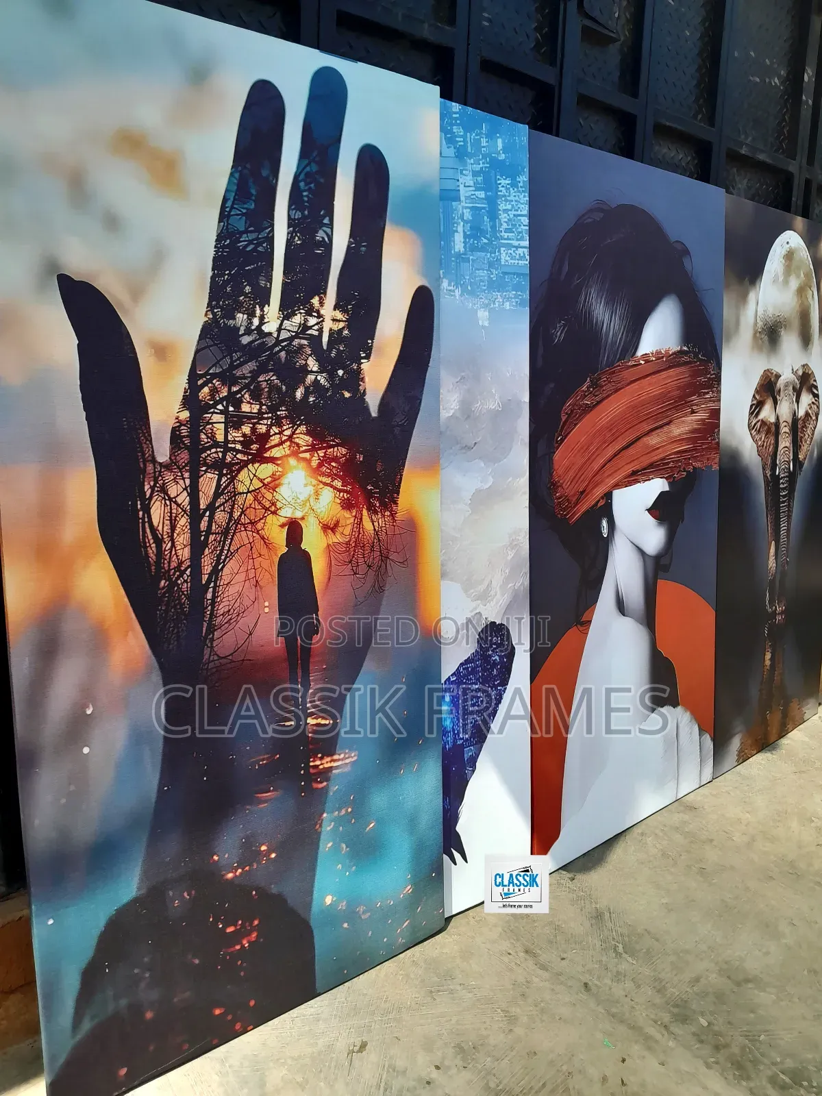 HD Canvas With Acrylic Digi Painting Wall Art