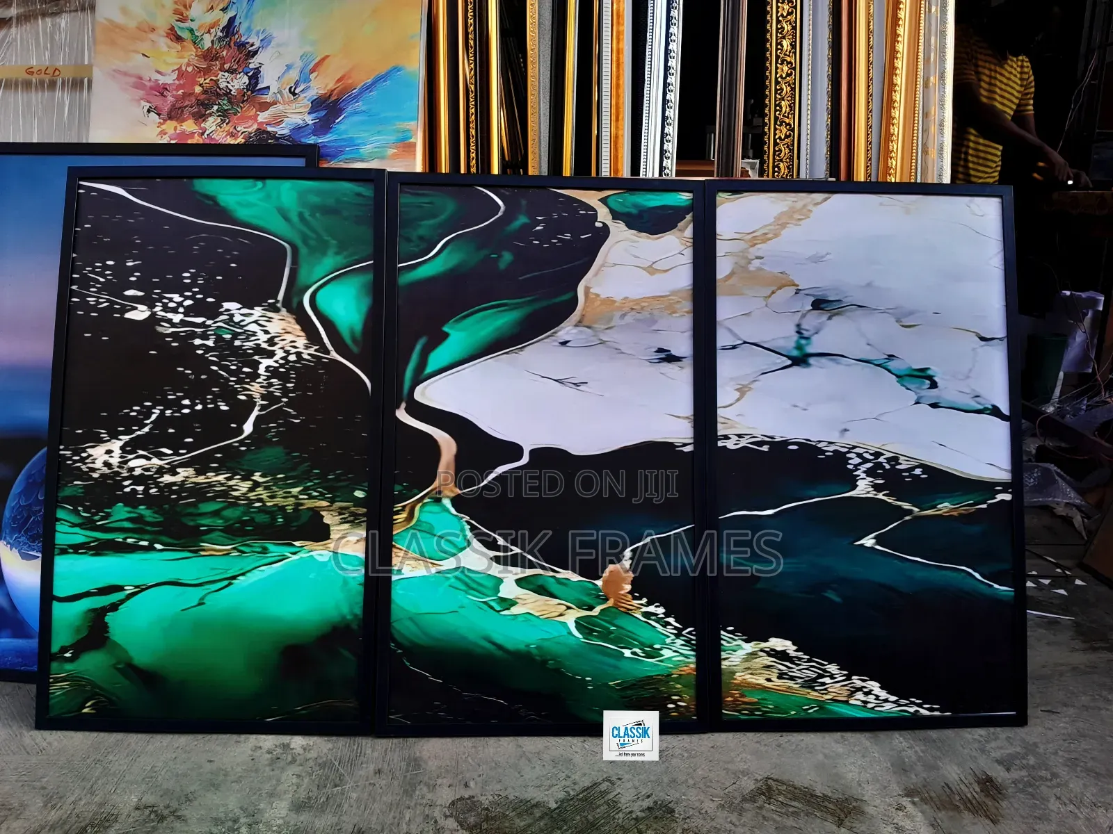 HD Acrylic Abstract Digi Painting Wall Art