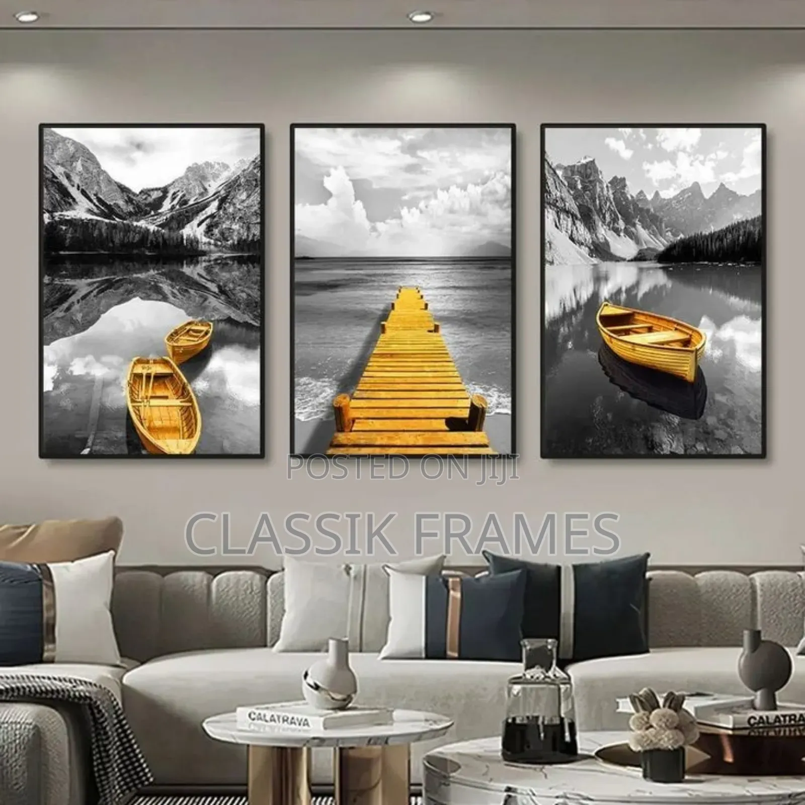 Hd Framed Malicor Interior Abstract Digi Painting Wall Arts