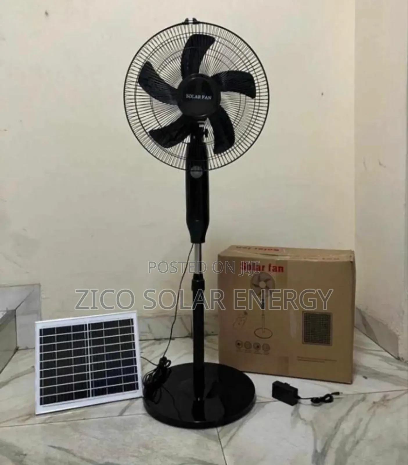 Solar Fan With Long Lasting Energy