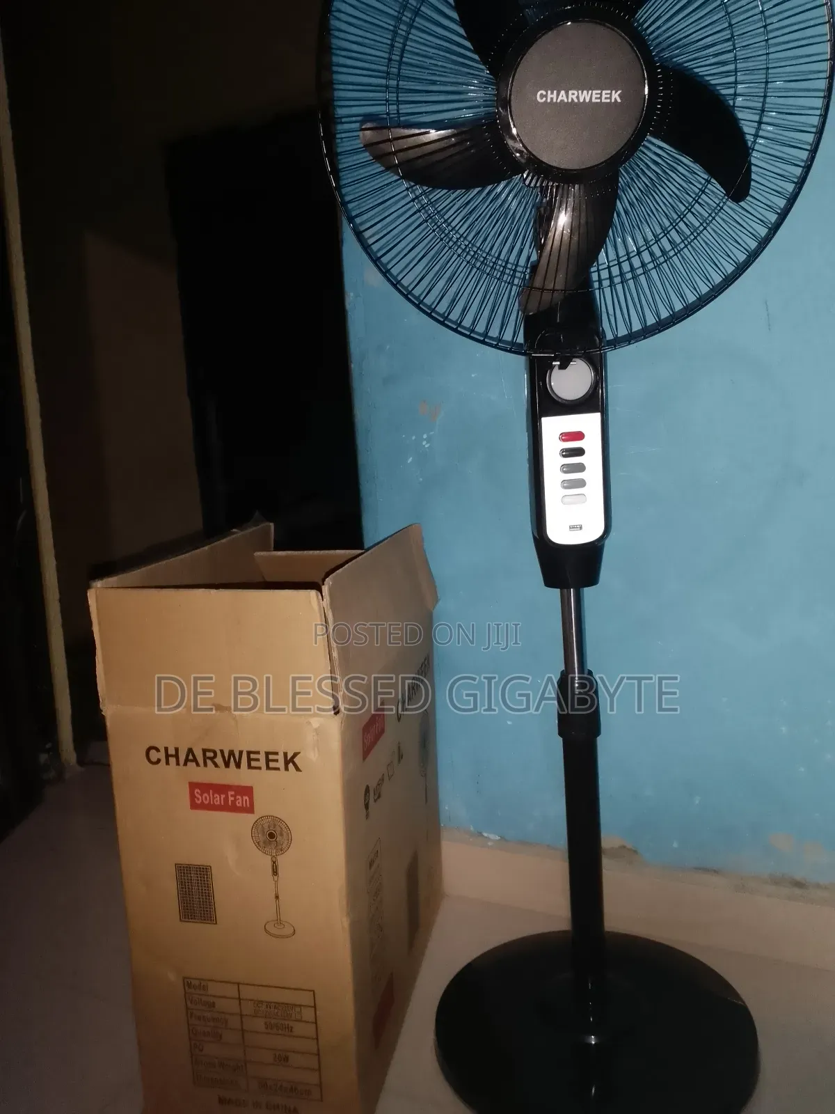 Solar Standing Fan