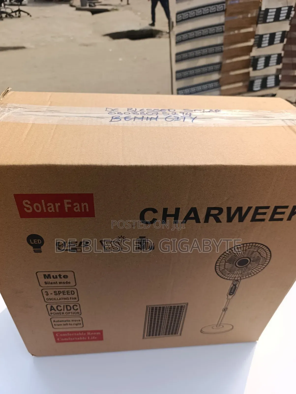 Solar Standing Fan
