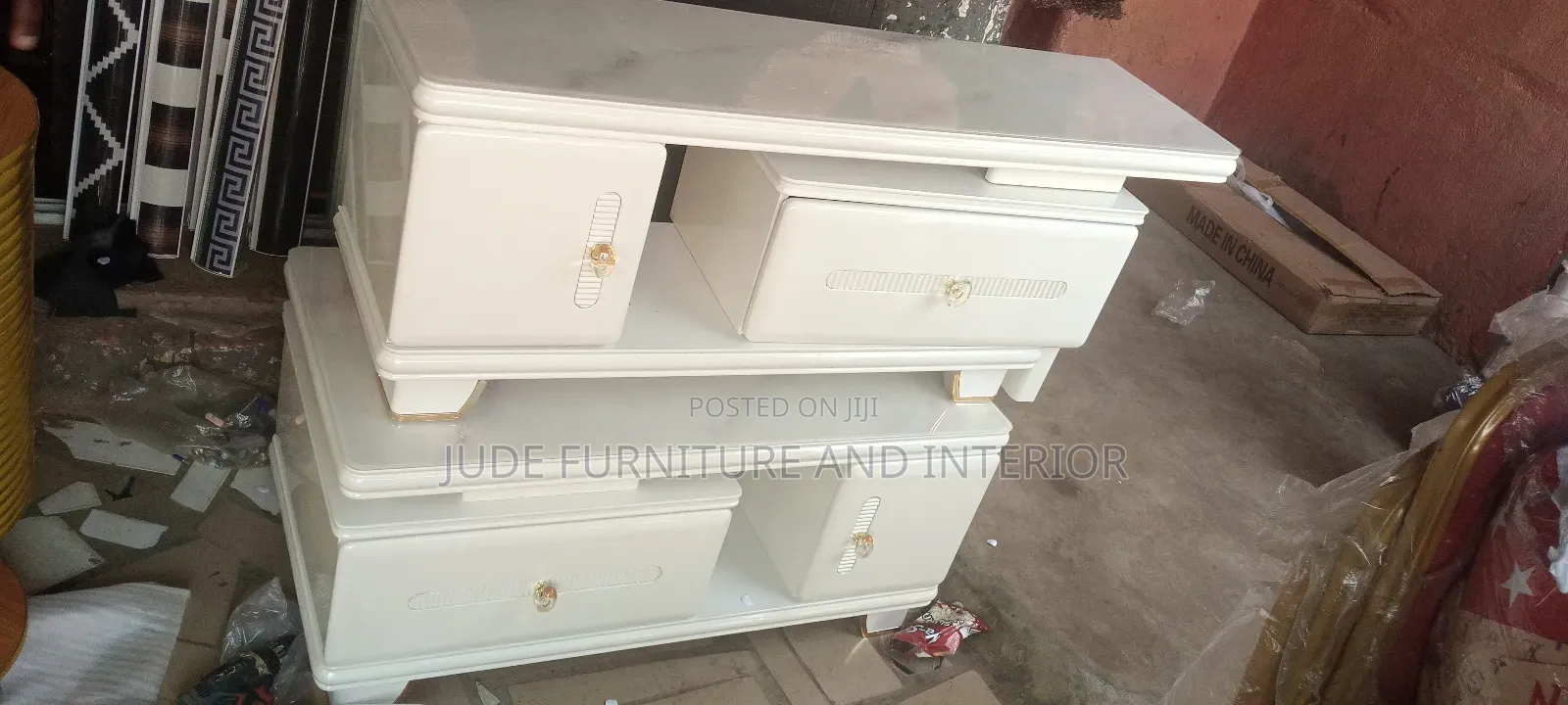 Foreign Table And Tv Stand Available