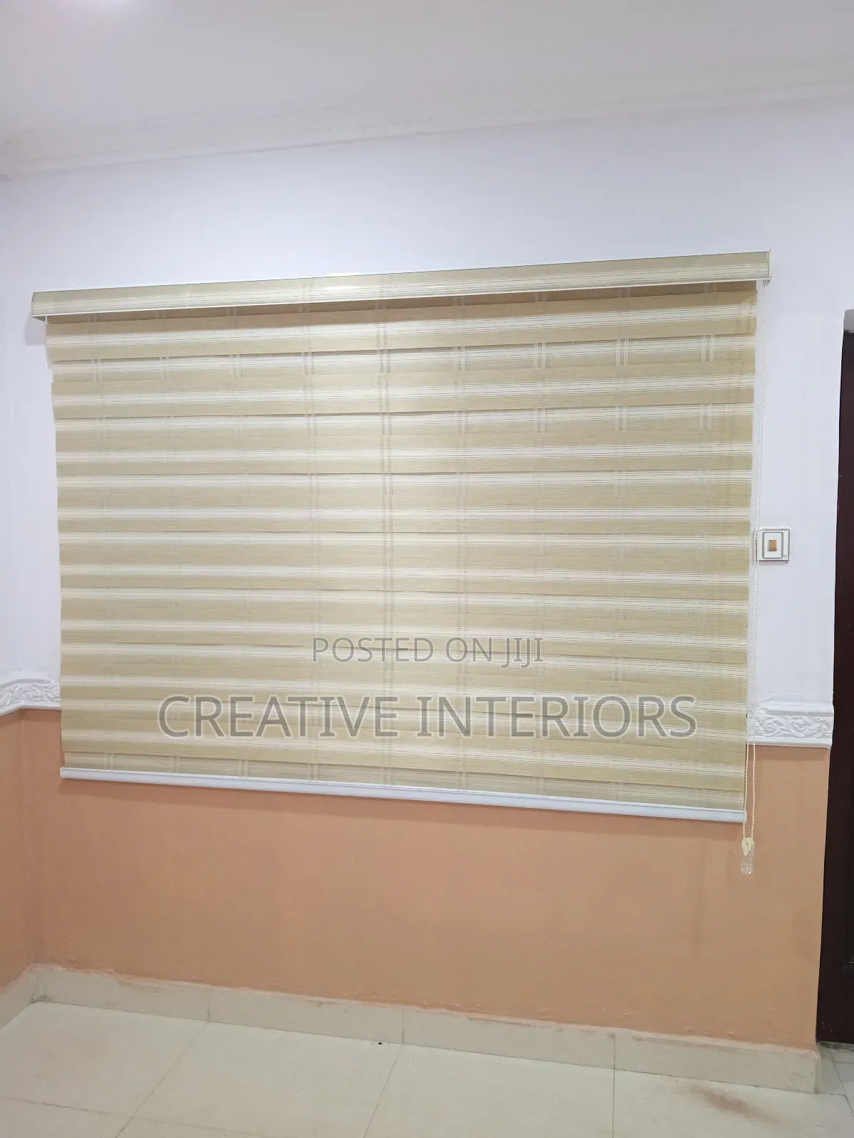 Cream Colour Day and Night Window Blinds