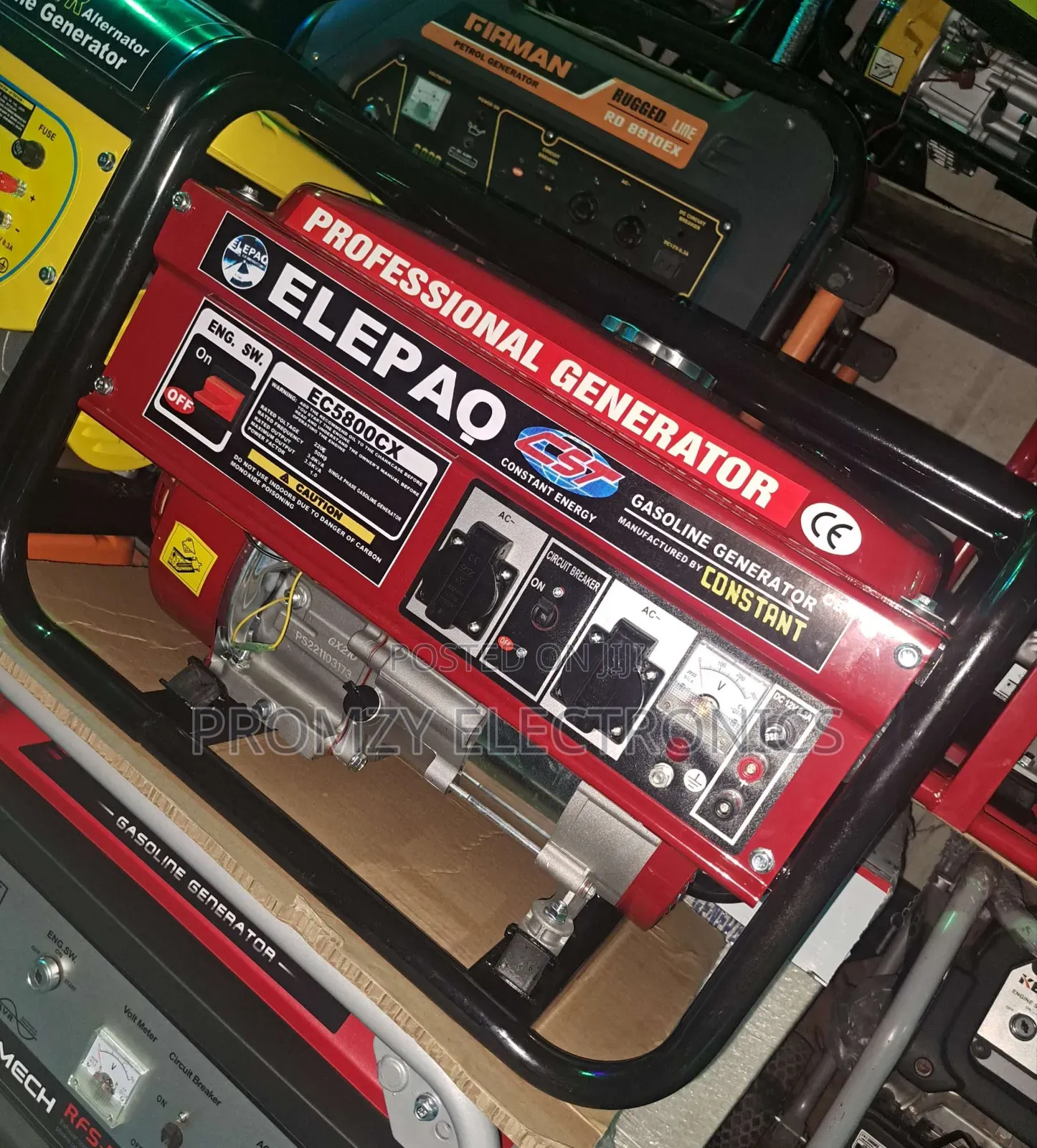 Elepaq Petrol Generator Model Ec5800cx