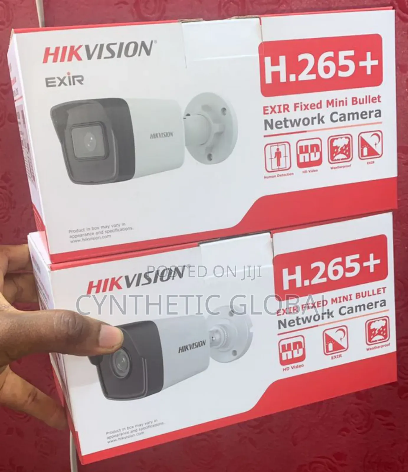 4MP HIKVISION H.265+ EXIR Fixed Mini Bullet Network Camera