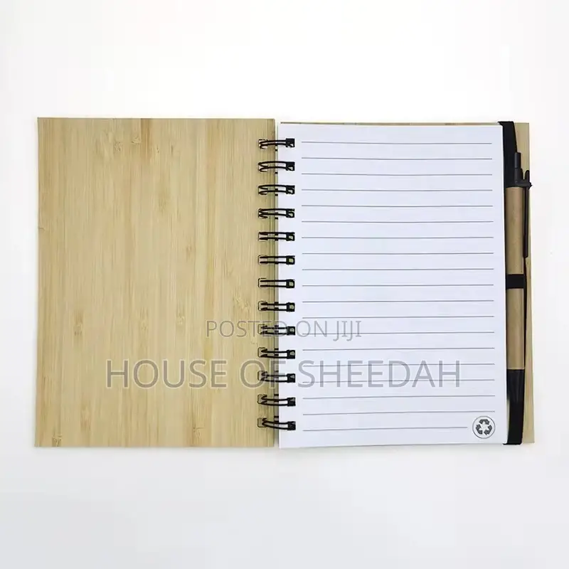 A6 Bamboo Notepad With Pen