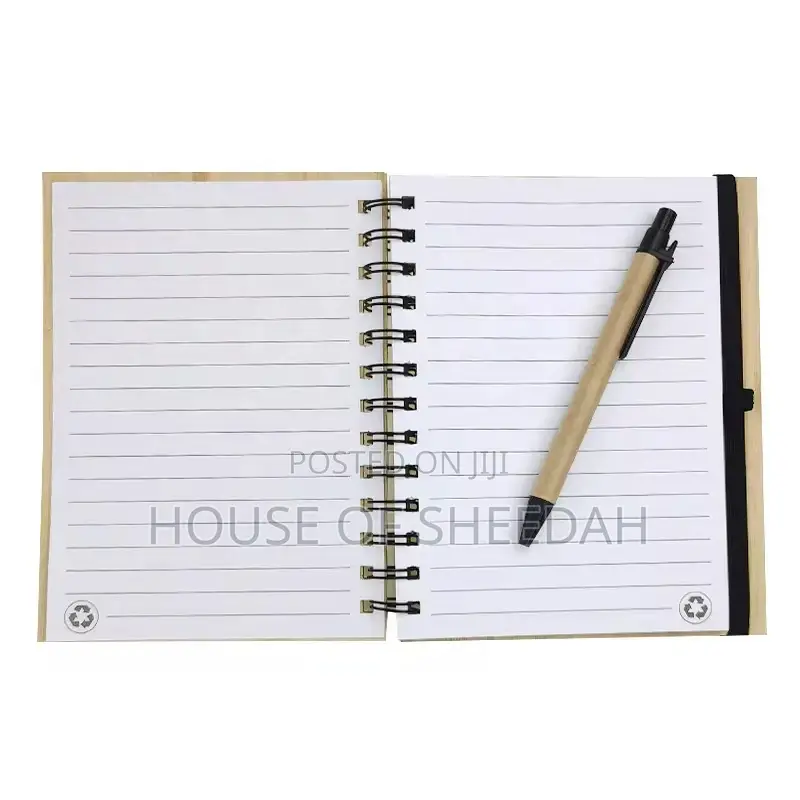 A6 Bamboo Notepad With Pen