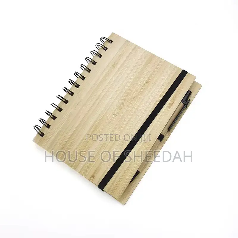 A6 Bamboo Notepad With Pen