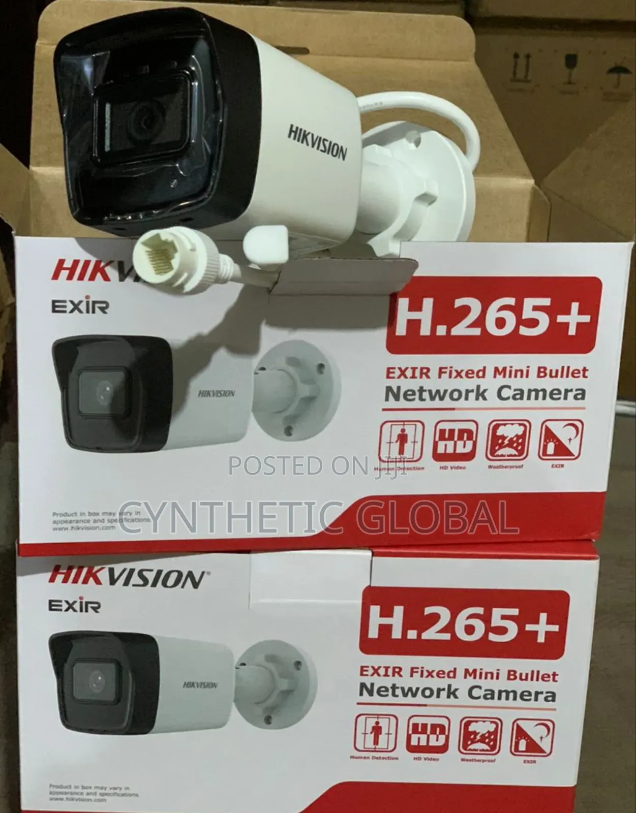 4MP HIKVISION H.265+ EXIR Fixed Mini Bullet Network Camera