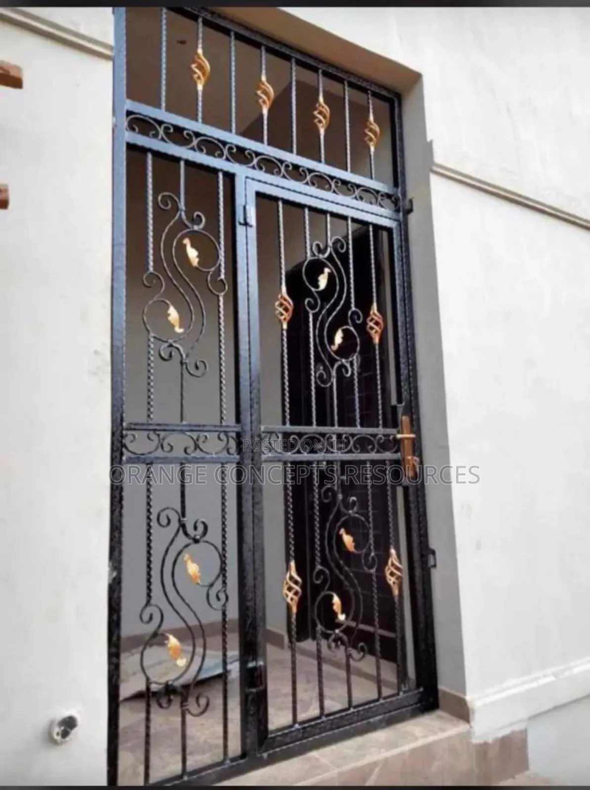 Burglary Proof With Wrought Iron