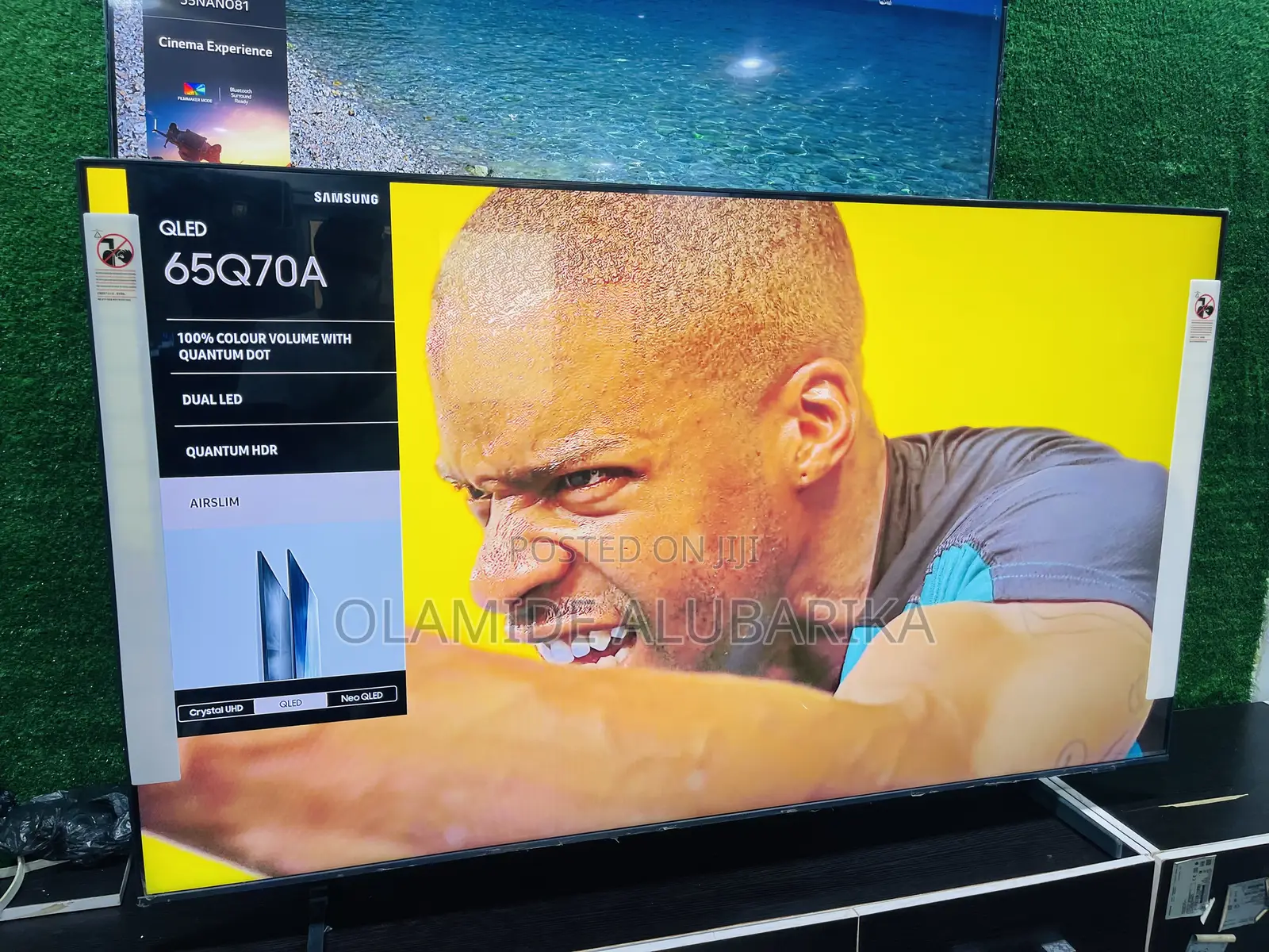 Samsung 55” Class Qled Air Slim Q70a Quantum HDR Smart Tv