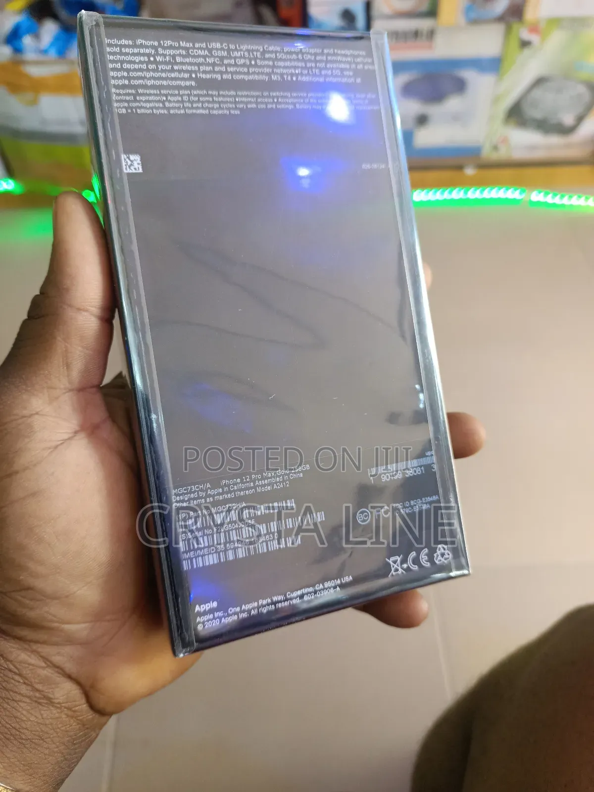 New Apple iPhone 12 Pro Max 256 GB Blue
