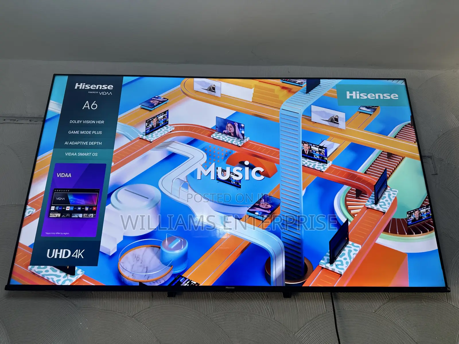 Hisense 65 Inches Smart Uhd TV