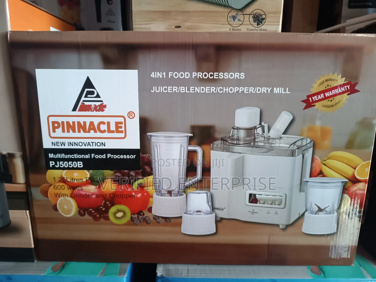 Pinnacle 4 in 1 Food Processor and Juicer