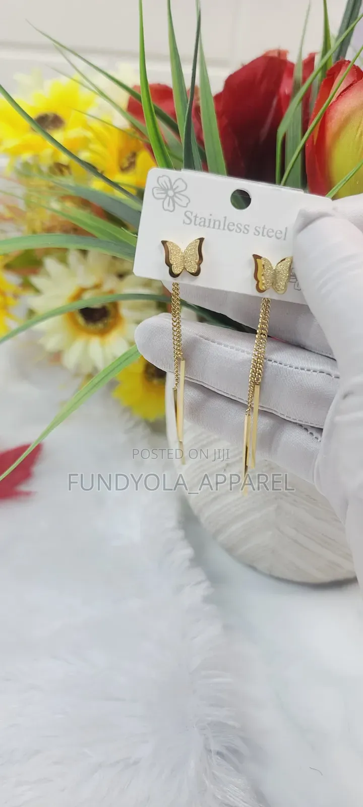 Butterfly Tassle Earring