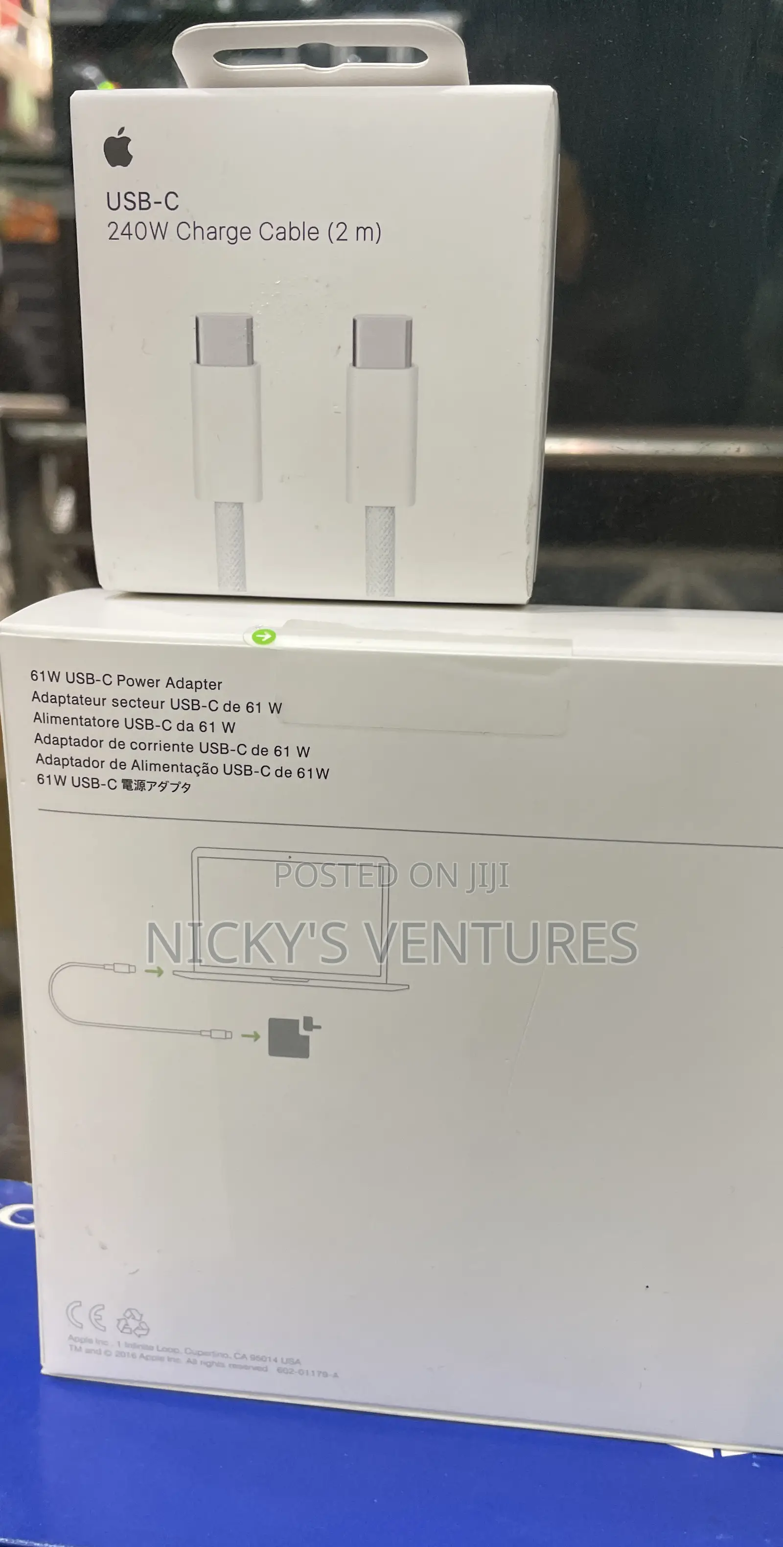 61W USB C Charger Mackbook Pro/Air. With (240w) Cable