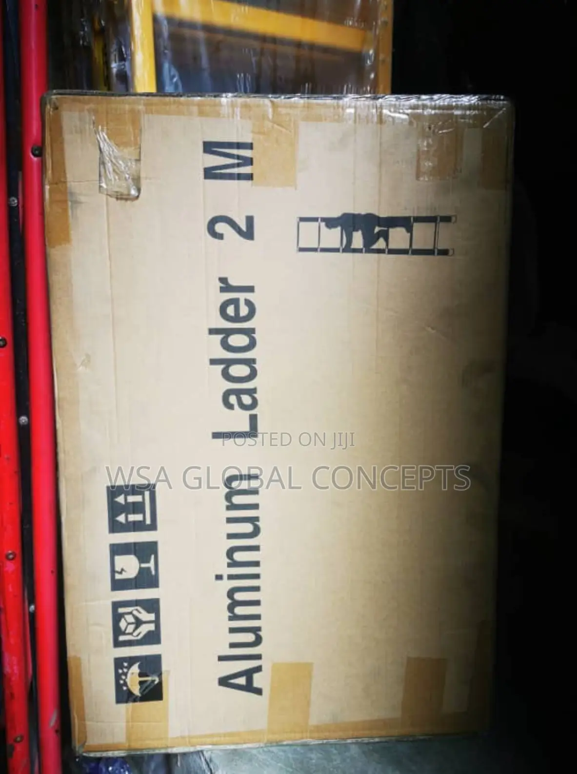 Straight Aluminum Telescopic Ladder 2 M