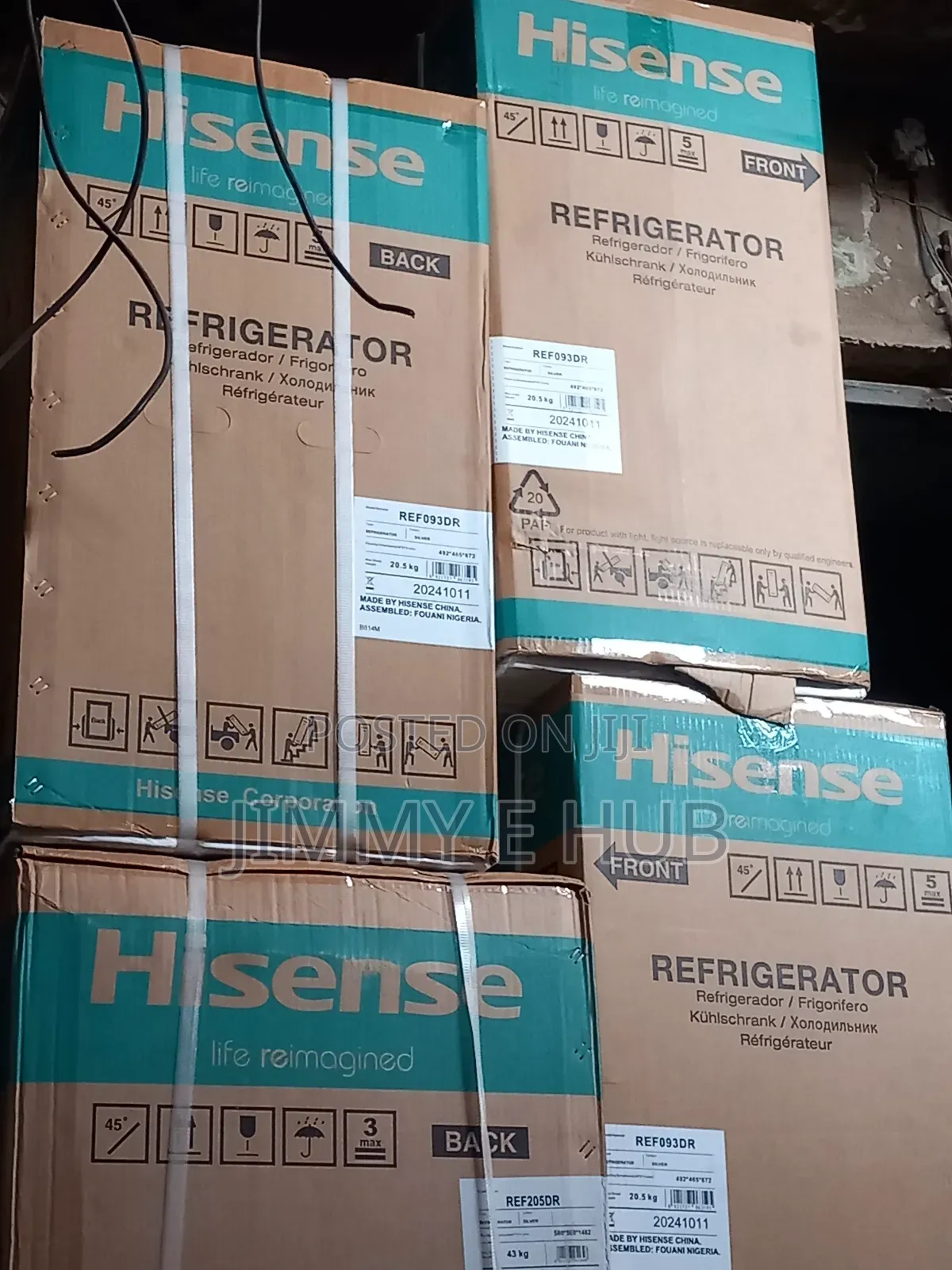 Hisense 093DR 90L Single Door Refrigerator Hisense Ref 093DR