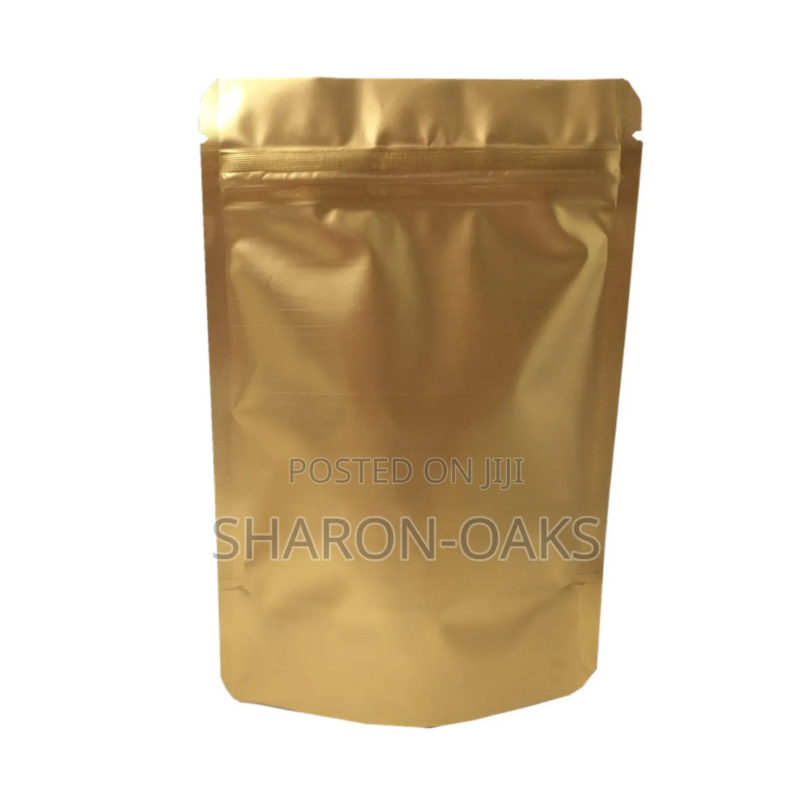 Gold 8x13cm Gold Aluminum Foil Pouch