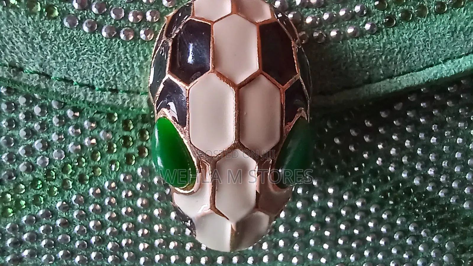 Rhinestone Clutch Green Bag With Gold Chain