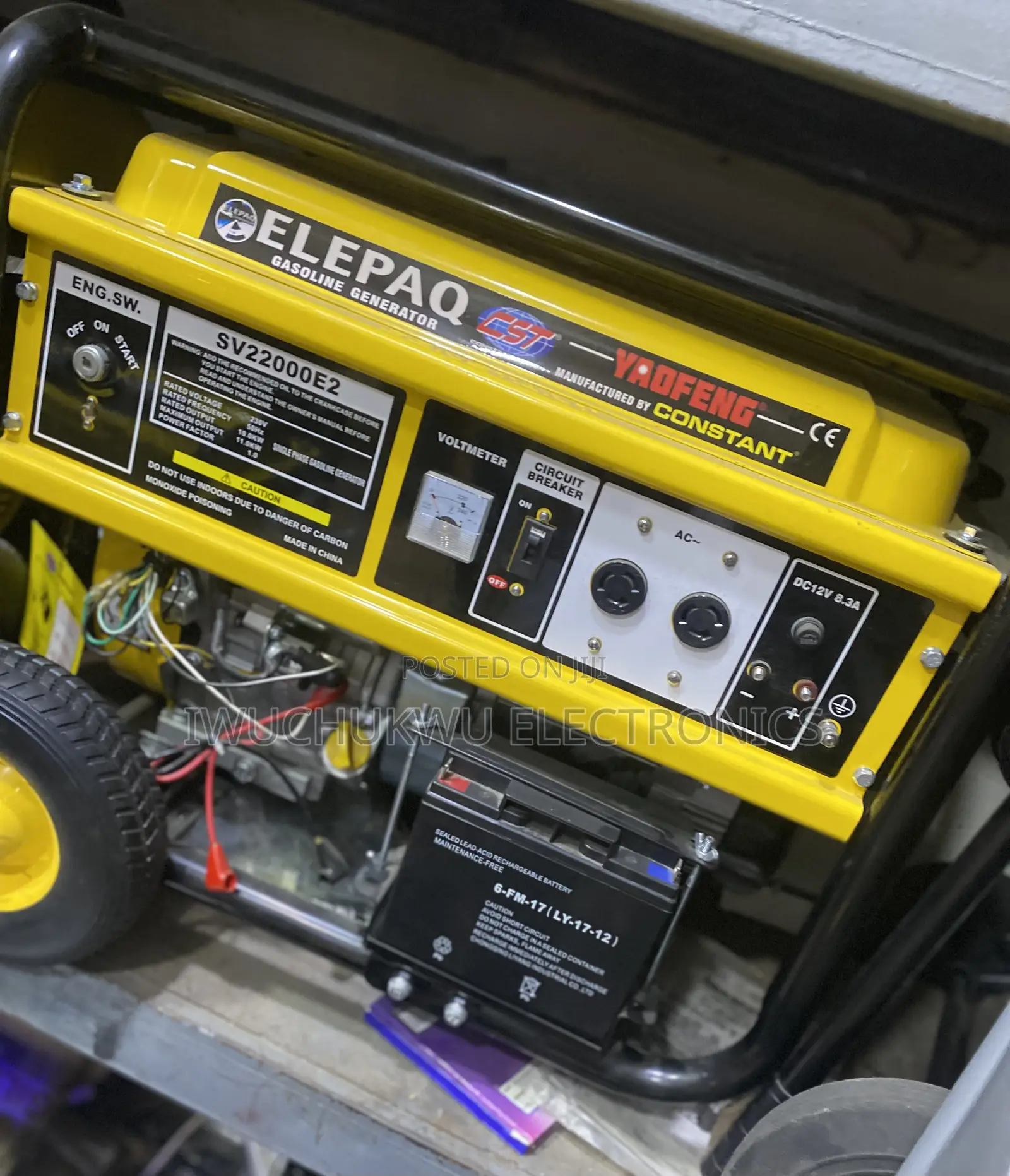 10kva Elepaq Petrol Generator