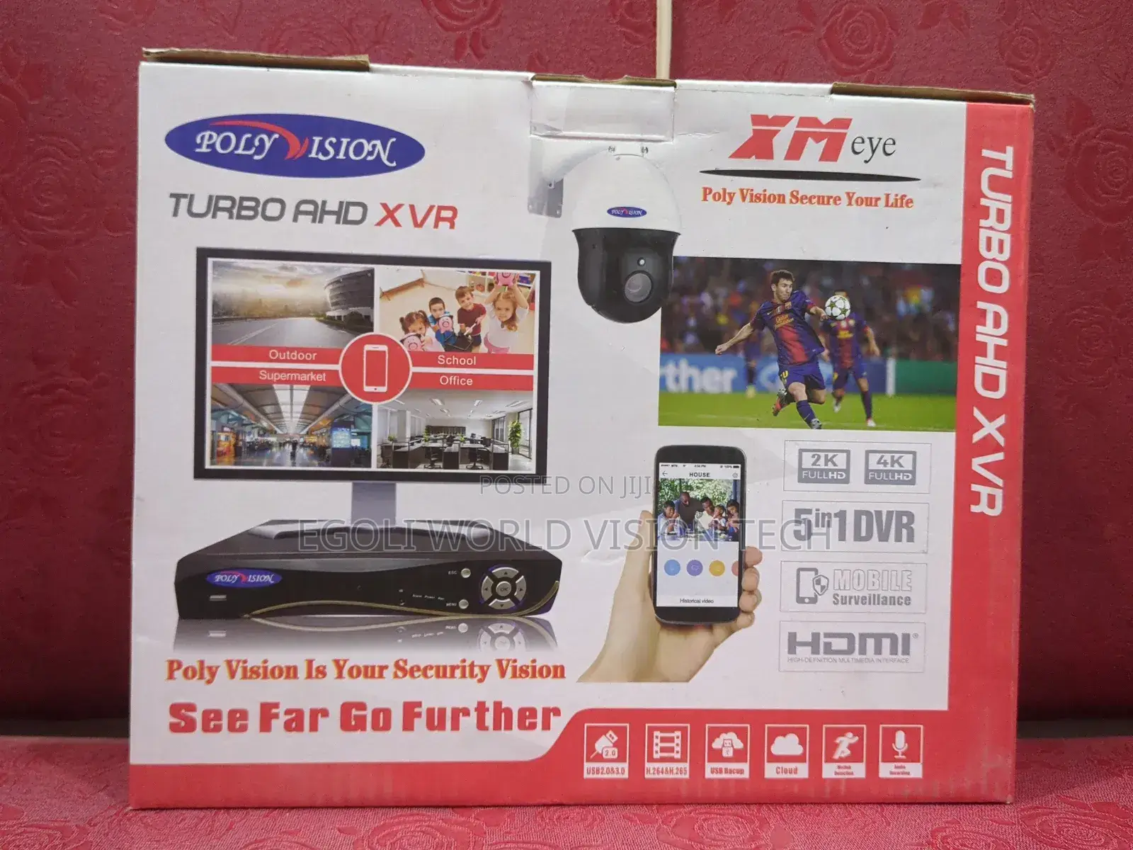 Polyvision Turbo AHD XVR 5-IN-1 DVR Digital Video Recorder