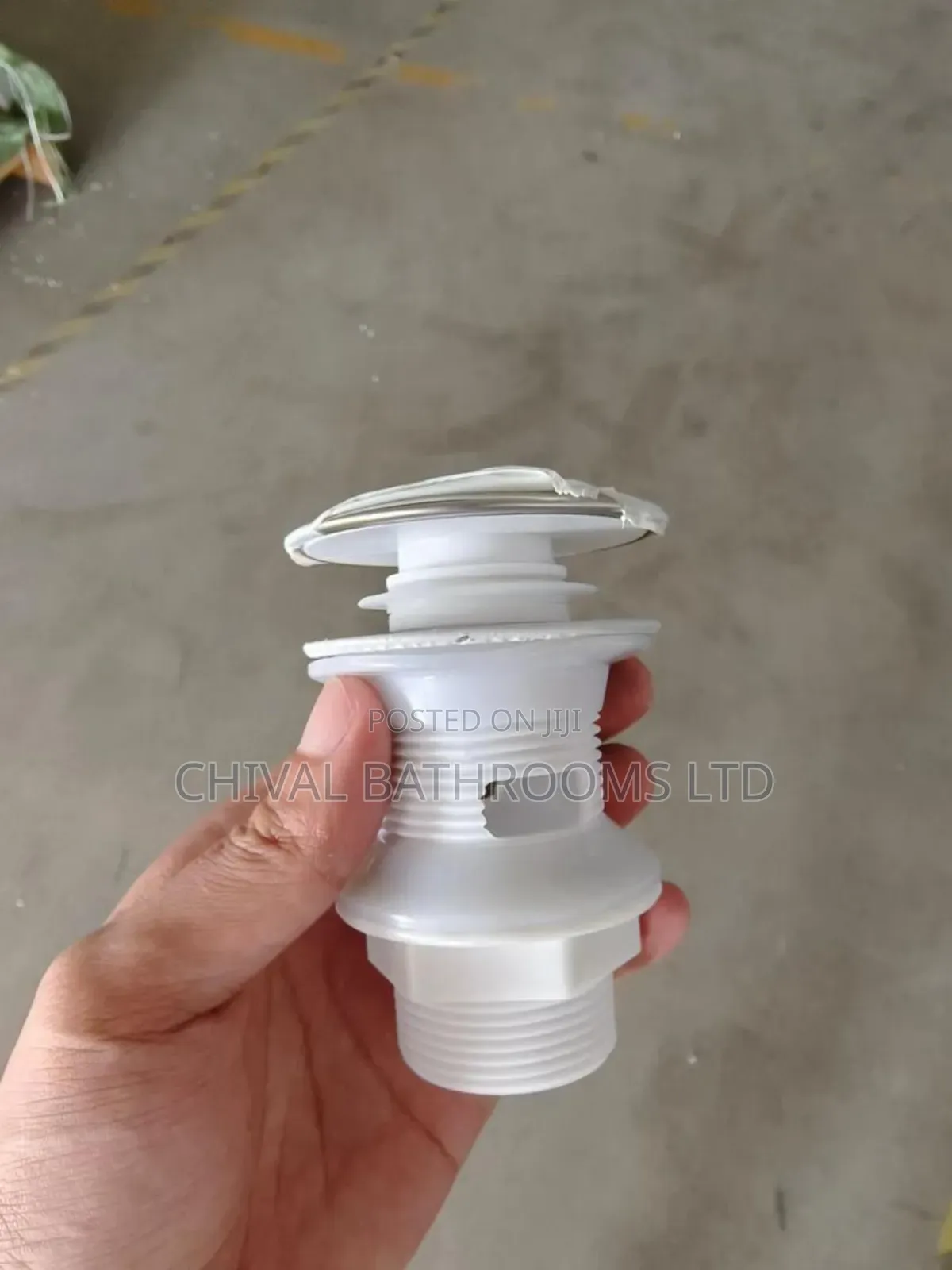Chrome Plastic Basin Waste
