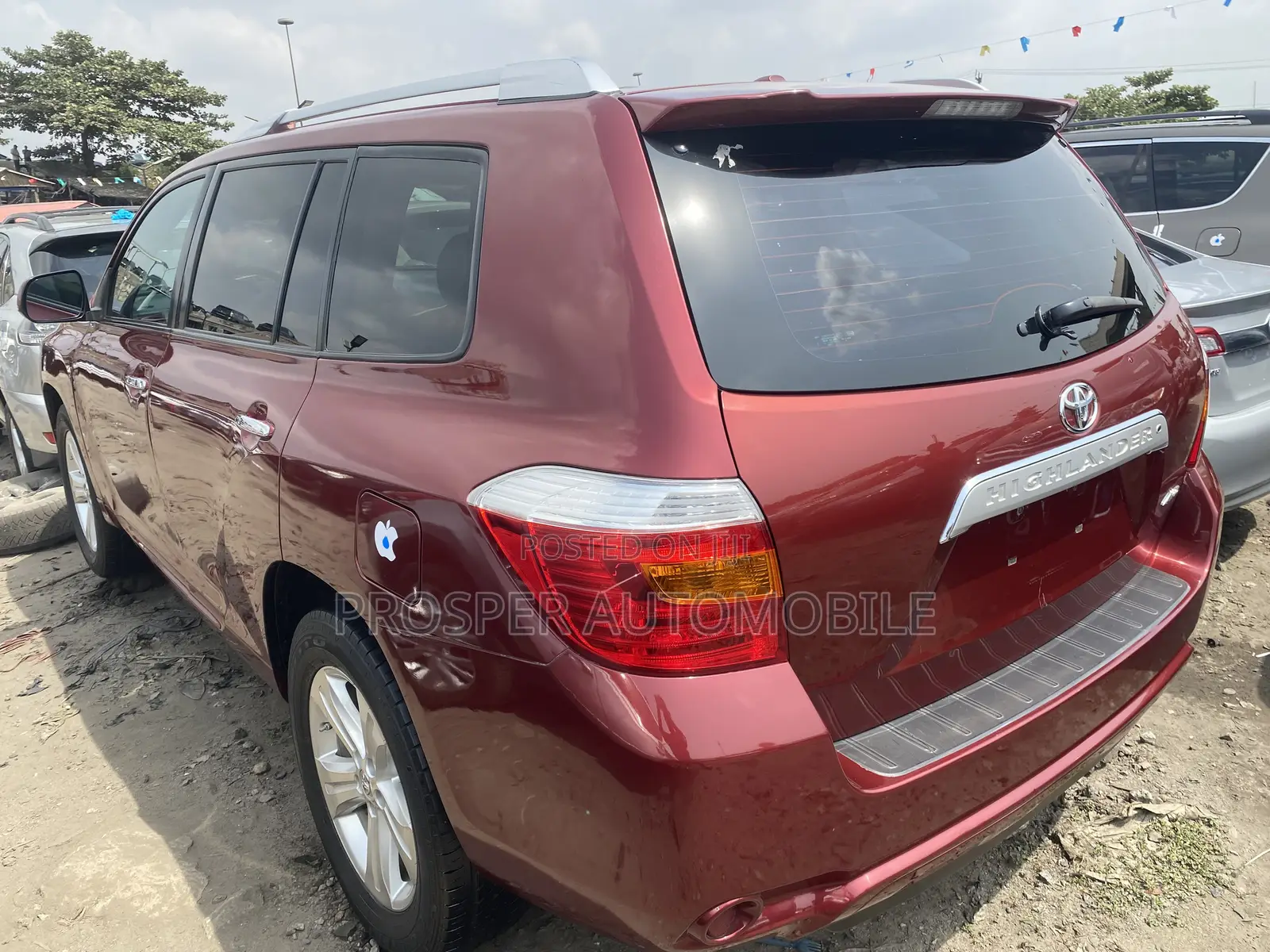 Toyota Highlander Limited 2010 Red