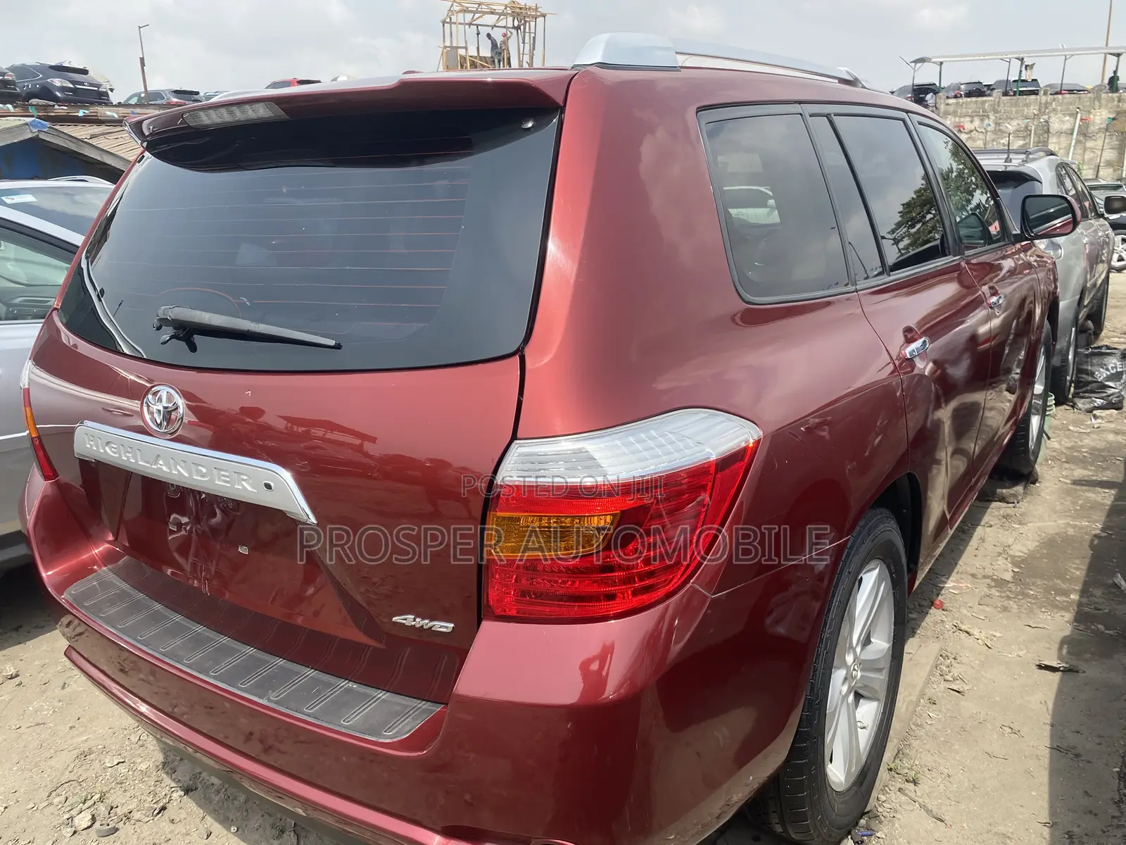 Toyota Highlander Limited 2010 Red