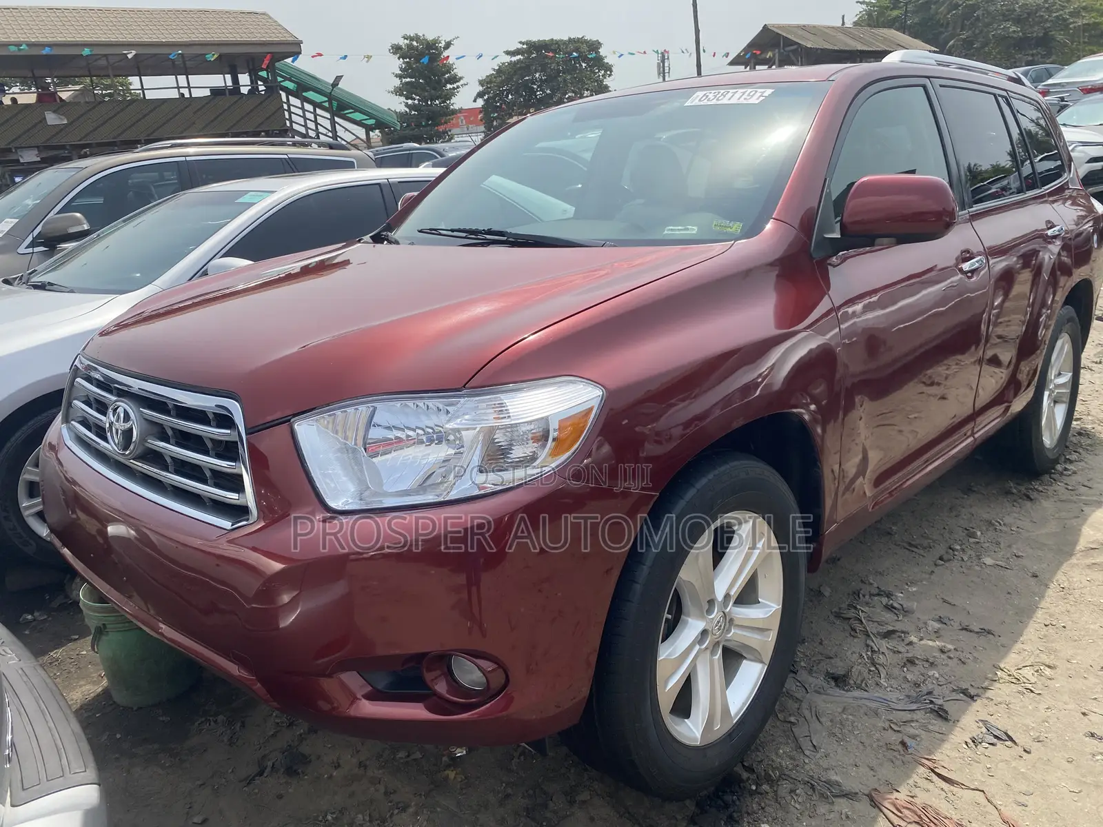 Toyota Highlander Limited 2010 Red