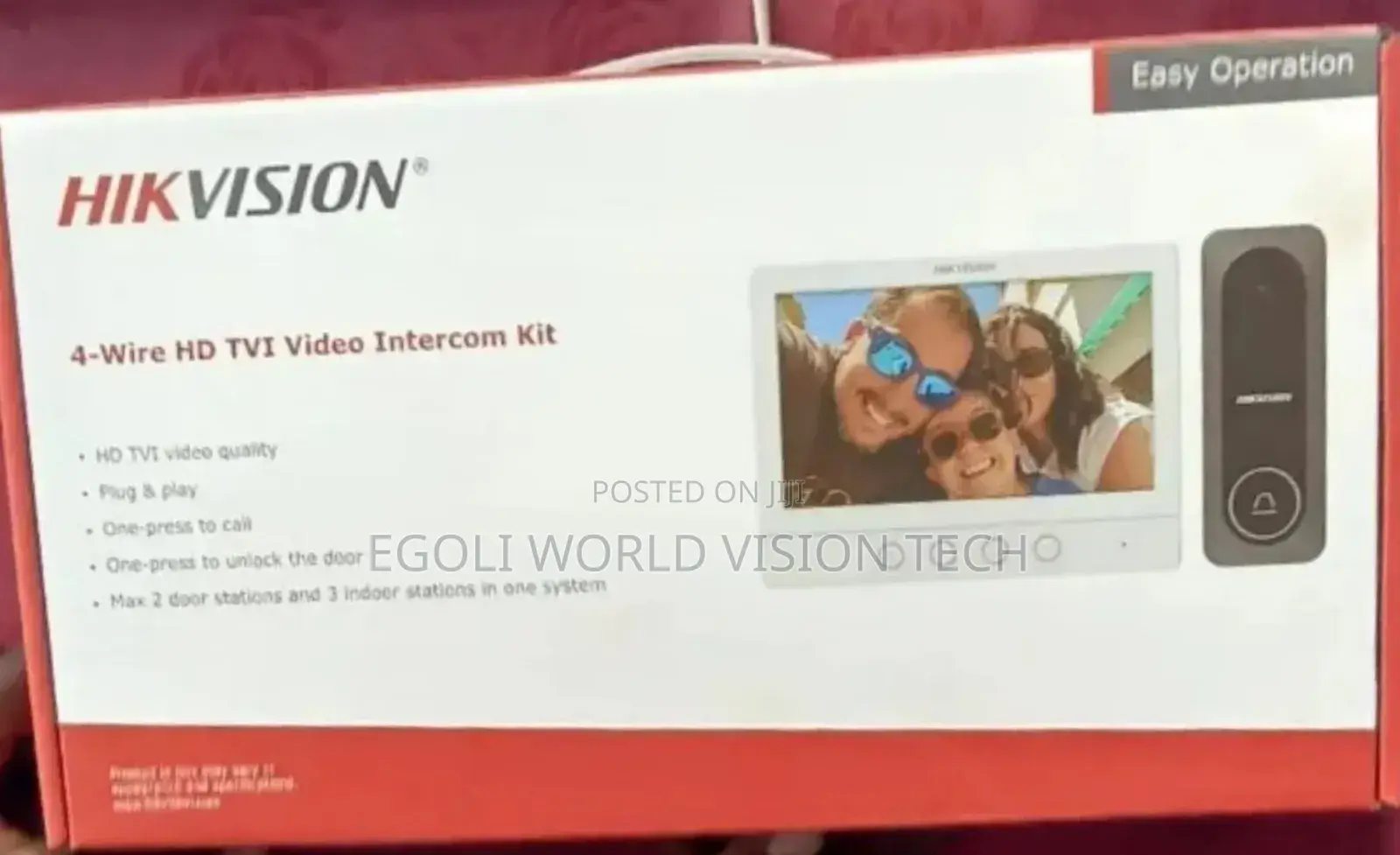 HIKVISION 4-wire HD TVI Video Intercom Kit