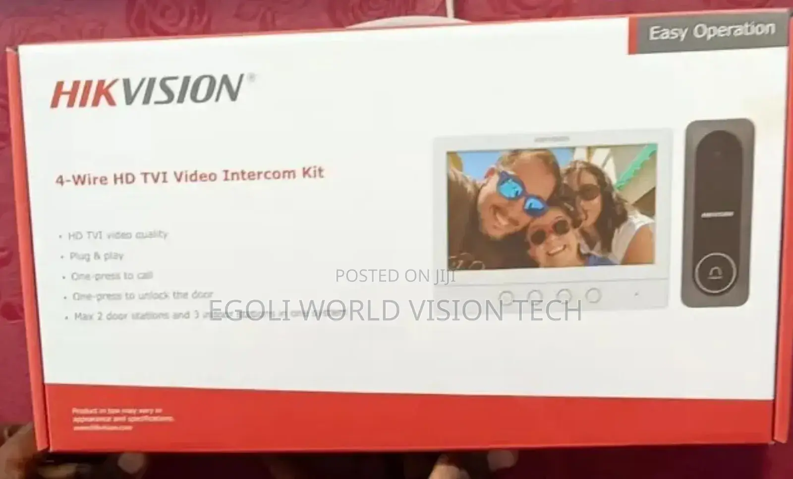 HIKVISION 4-wire HD TVI Video Intercom Kit