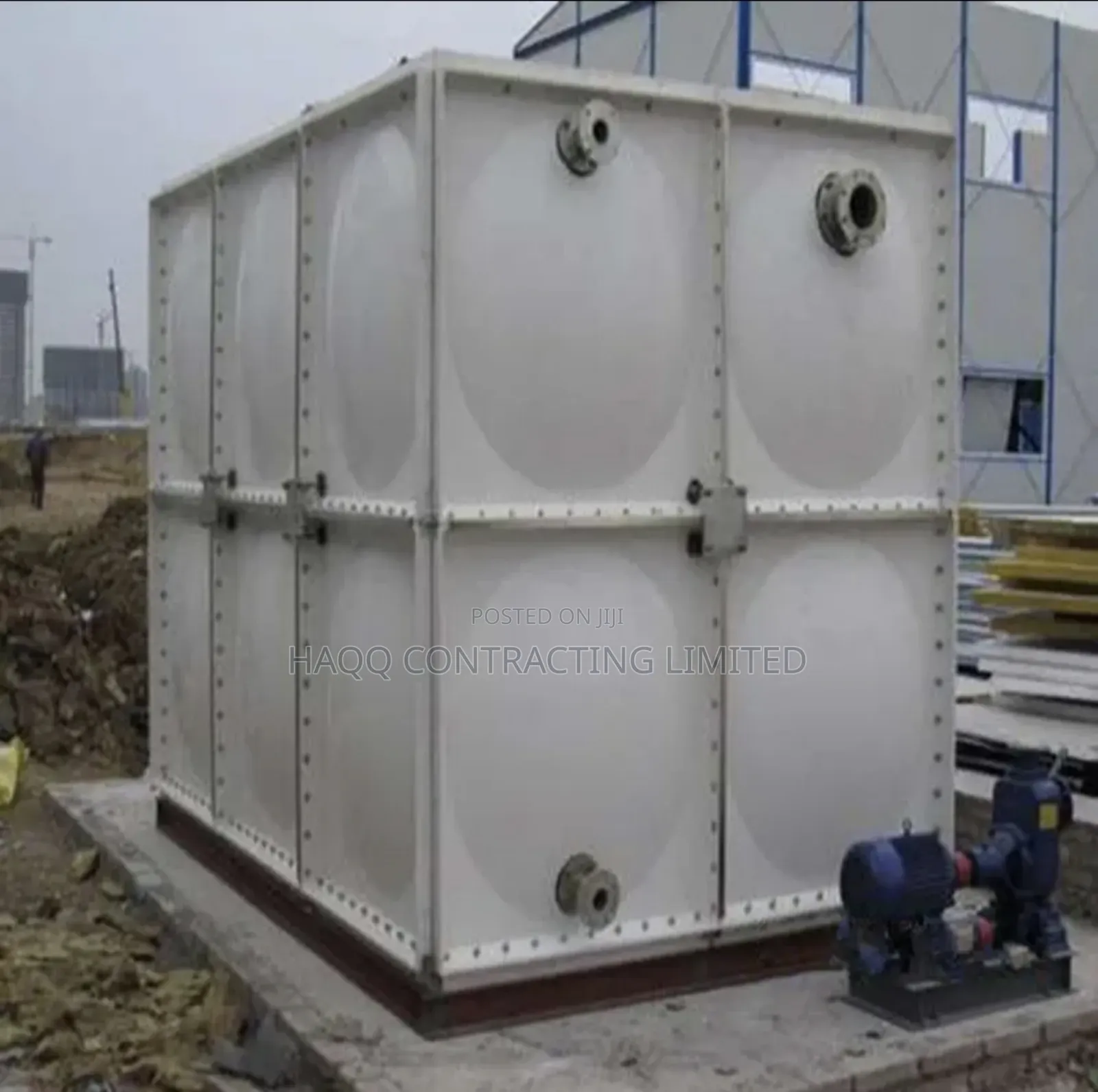 OEM GRP, FRP Fibreglass Vertical Storage Tank 20yrs Warranty