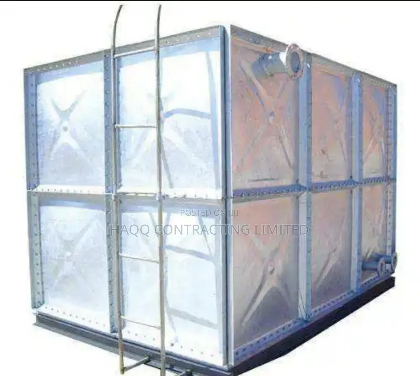Hot Deep Galvanized Elevated Pressed Steel Braithwaite Tank